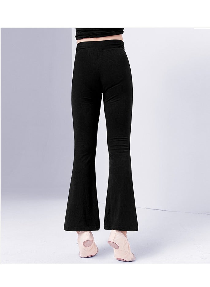 Children's Dance Pants Black Flared Pants Thick Style  - Image 2