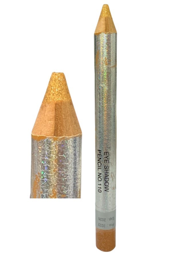 Shimmer Eyeshadow Pencil, Eye Pencil – Long-Lasting, Smudge-Proof, Creamy Texture, No: 110