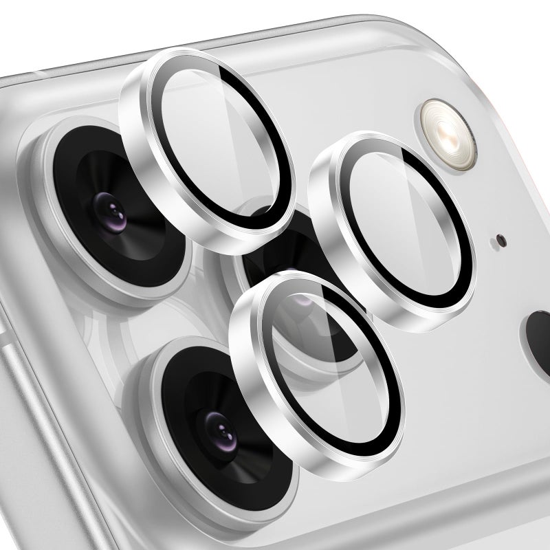 Tensea Camera Lens Protector Compatible for iPhone 17 Pro Max/17 Pro, Metal Aluminum Alloy Tempered Glass Cover Camera Screen Protector Accessories, Case Friendly - Image 1