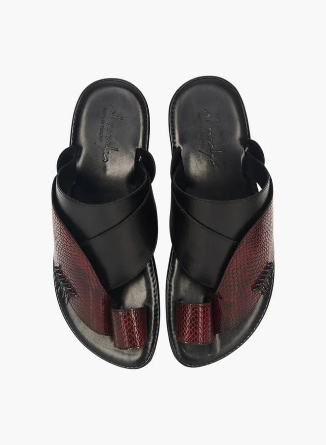 Al Waha Men's Arabic Sandals with Toe Loop - Ramadan Collection