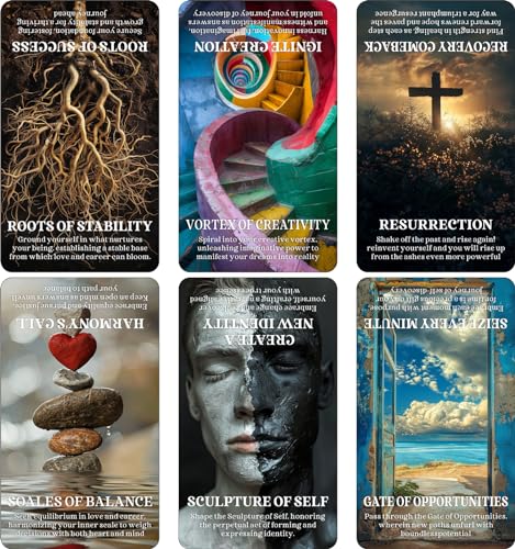 DPEHAKMK Clarifying Life Situations Oracle Cards Love and Career Oracle Deck for Beginners Cover All Areas in Life Love Spiritual Journey and Career - Image 5