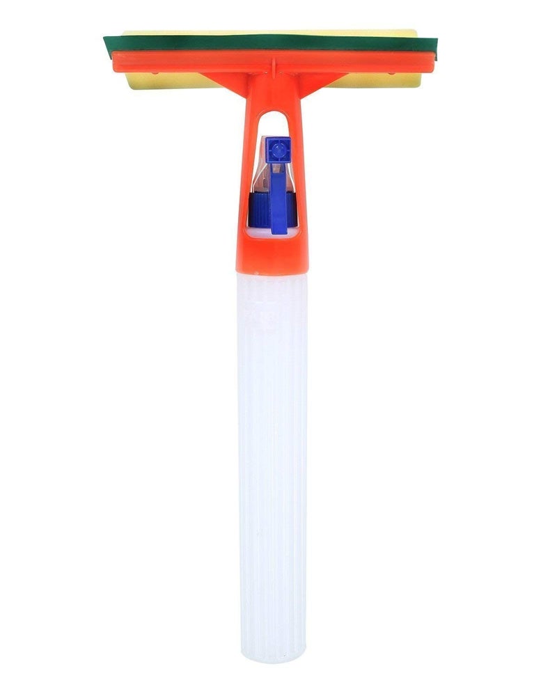 3 in 1 Window Cleaner Water Spray Cleaning Brush Brush with Wiper Scraper Bottle Glass Clean Squeegee Spray Scrape Wipe  - Image 3