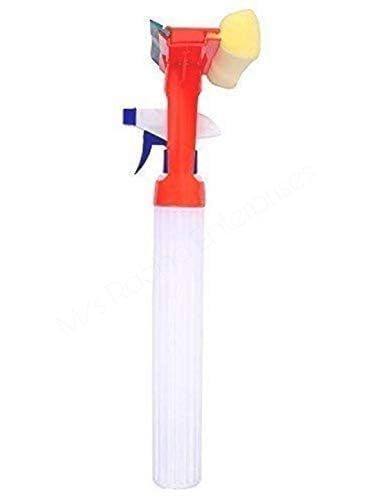 3 in 1 Window Cleaner Water Spray Cleaning Brush Brush with Wiper Scraper Bottle Glass Clean Squeegee Spray Scrape Wipe  - Image 2