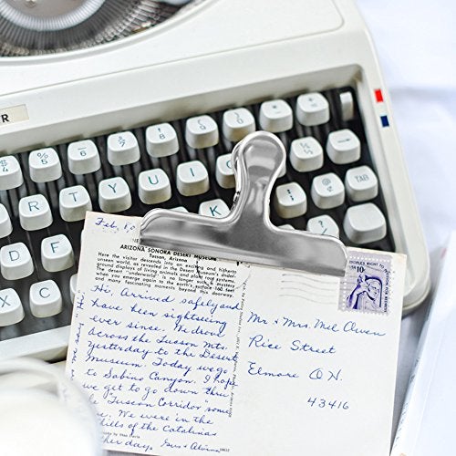 DanziX 6 Pack Stainless Steel Chip Bag Clips, 4.7 inch Width, DanziX Big Paper Seal Grip for Coffee Food Bread Bags, Kitchen Home Office Usage - Sliver - Image 5