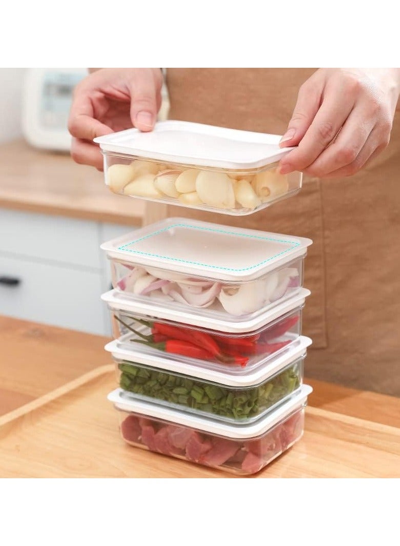 سيوسي صندوق مكون من 6 عبوات، منظم ثلاجة المطبخ، صندوق تخزين طازج من فئة البصل للطعام، صندوق حفظ طازج للثلاجة، العداد، خزانة المطبخ، تخزين الطعام - Image 5