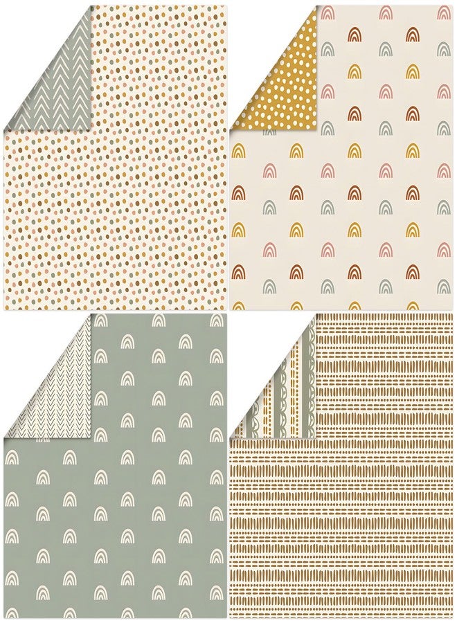WLXTREE Boho Pattern Scrapbook Paper,24 Sheets 12 Designs Folded Flat Scrapbooking Paper Double Sided Colorful Decorative Craft Scrap Book Paper For Card Making Art Photo Album,12x12 Inch - Image 4