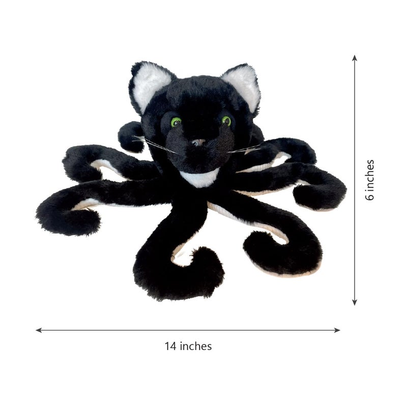 Randimals Octopuss Shaped Octpus and Pussycat Plush Stuffed Toy 15â€, Soft & Huggable, Premium Quality Hybrid Animal Friend Encourages Adventure & Imagination - Image 2