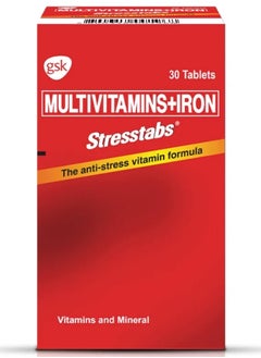 Multivitamins + Iron, 30 Tablets