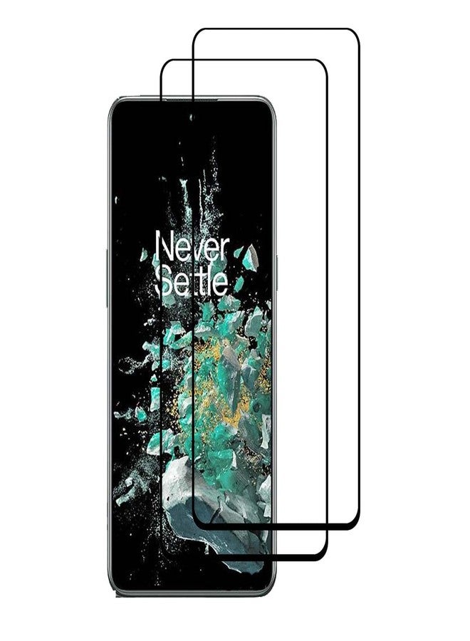 UPONEW for OnePlus 10 T Tempered Glass Screen Protector - [2 Pack] Anti-Scratch 9H Hardness Tempered Glass Screen Protector for OnePlus 10T 5G Black - Image 4