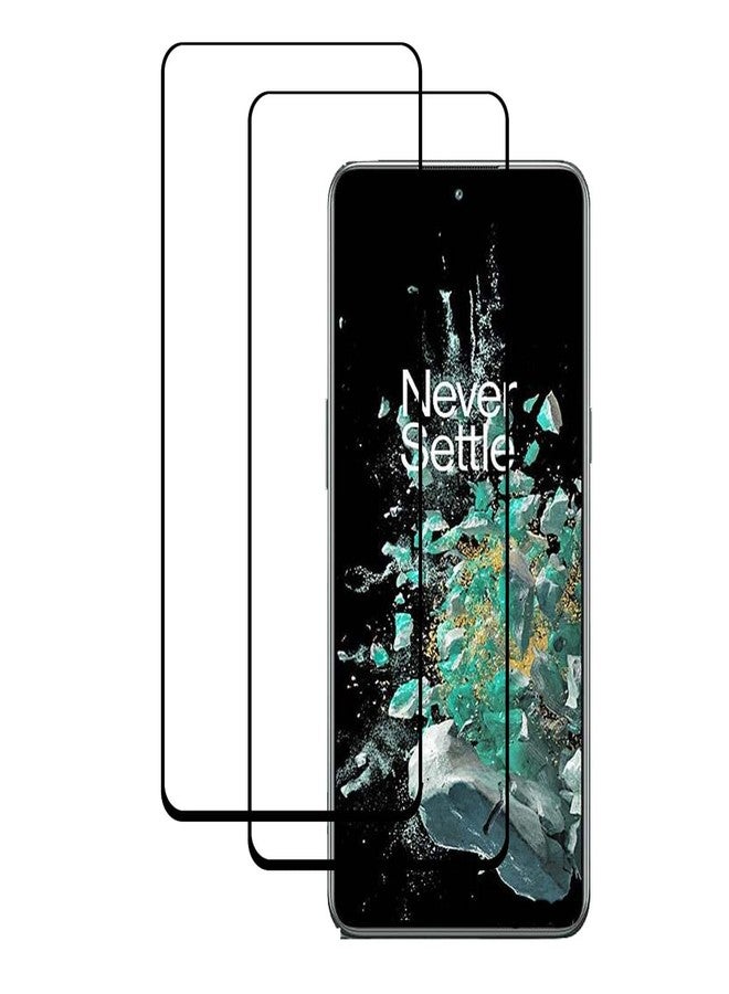 UPONEW for OnePlus 10 T Tempered Glass Screen Protector - [2 Pack] Anti-Scratch 9H Hardness Tempered Glass Screen Protector for OnePlus 10T 5G Black - Image 5