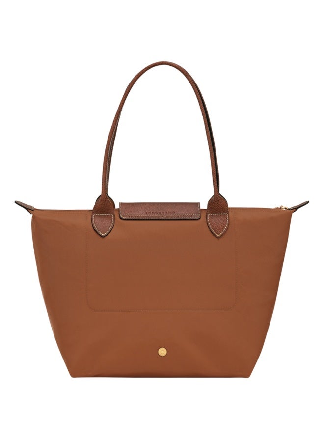 Longchamp Le Pliage Medium Tote Bag, Caramel Brown, Waterproof Composite Fabric - Image 2