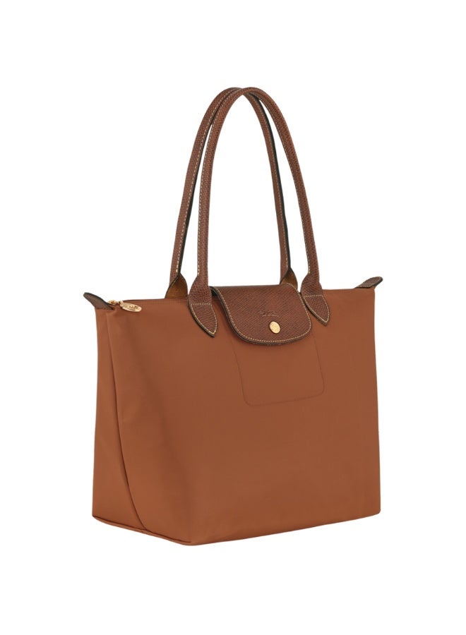 Longchamp Le Pliage Medium Tote Bag, Caramel Brown, Waterproof Composite Fabric - Image 3