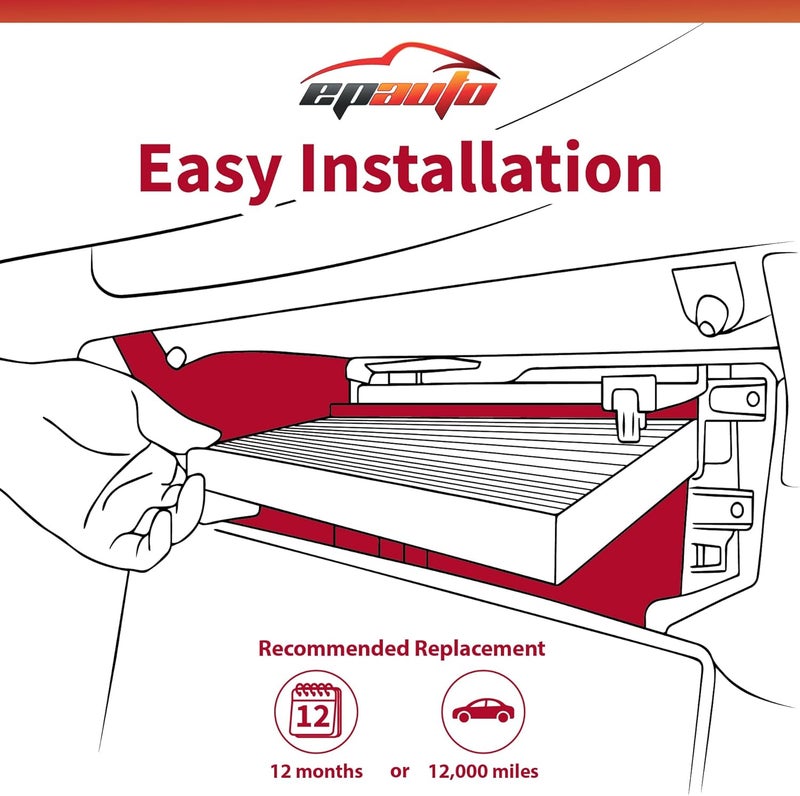 EPAuto CP930 (CF10930) Cabin Air Filter Replacement for Subaru Forester (2009-2018), WRX (2012-2021), WRX STI (2013-2021), Impreza (2008-2016), Crosstrek, XV Crosstrek (2013-2017) - Image 5