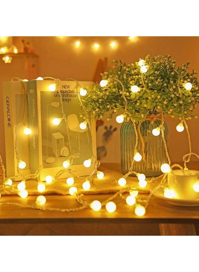 One94Store سلسلة أضواء LED كروية حليبية بطول 3 متر وسمك 14 لواحد94 ستور لتزيين المنزل - أضواء خرافية مرنة ومقاومة للماء للأسرة، الغرف، وتزيين الشرفات (كرات حليبية، عبوة من 2)  - Image 1