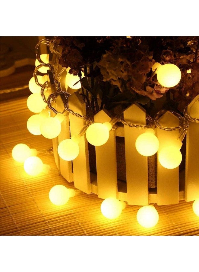 One94Store سلسلة أضواء LED كروية حليبية بطول 3 متر وسمك 14 لواحد94 ستور لتزيين المنزل - أضواء خرافية مرنة ومقاومة للماء للأسرة، الغرف، وتزيين الشرفات (كرات حليبية، عبوة من 2)  - Image 3