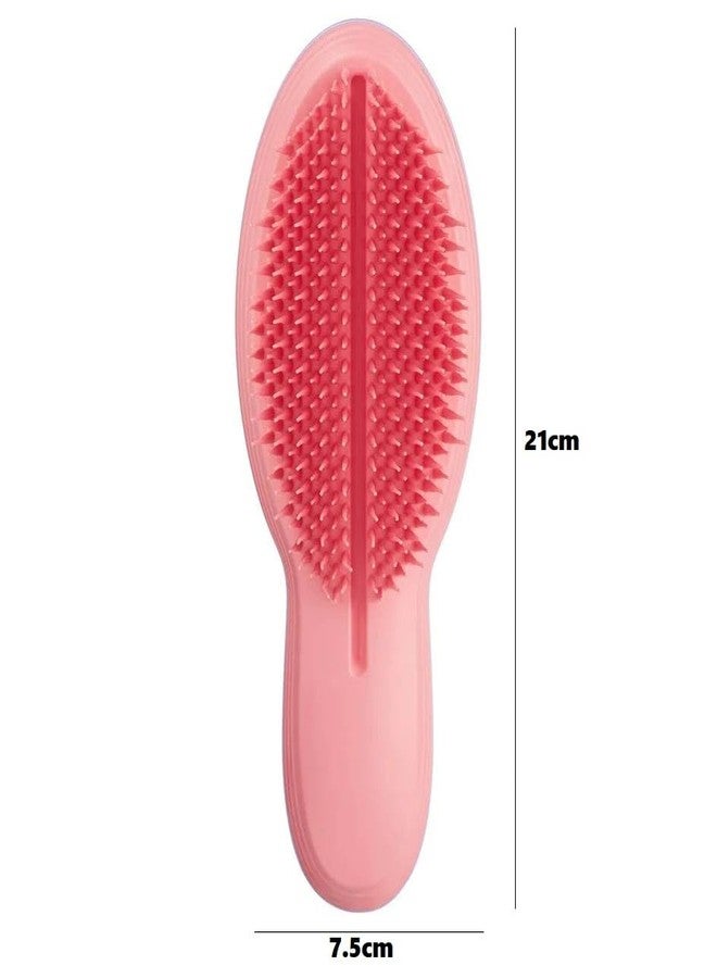 JAMBUVANTI 1Pack, New Ultimate Detangler Hairbrush, Eliminates Knots & Reduces Breakage for All Hair Types, Regular & Travel-Size - Eco-Friendly Detangling Brush. - Image 2