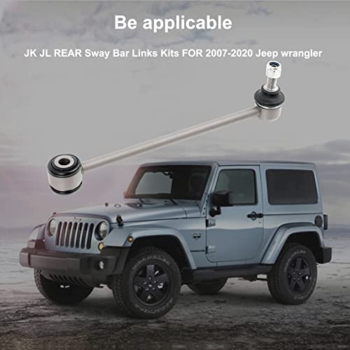 FORDECO JK JL REAR Sway Bar Links Kits FOR 2007-2020 Jeep wrangler (1-3.5”Lift) - Image 2
