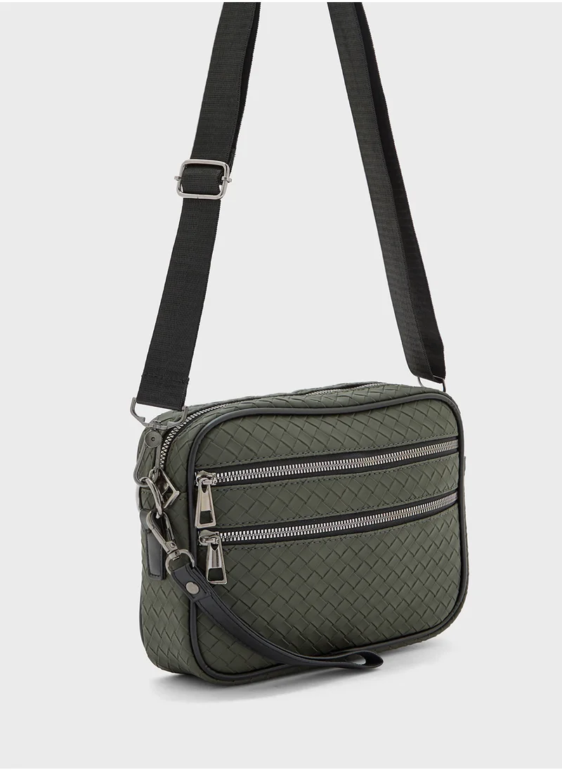 Robert Wood Casual Crossbody Messenger Bag