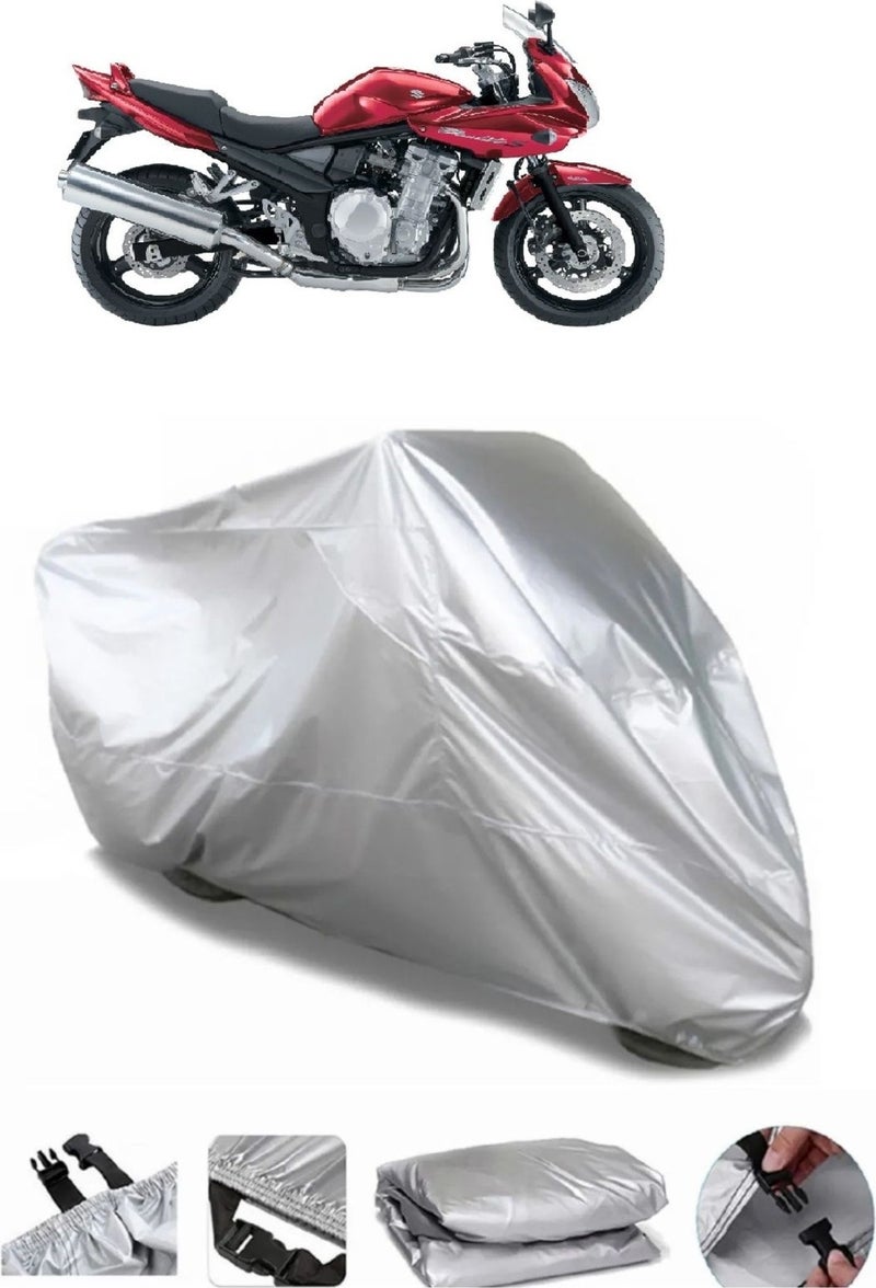 Breen Suzuki Gsf 650 Bandit S Gray Waterproof Motorcycle Canvas Premium - Image 1