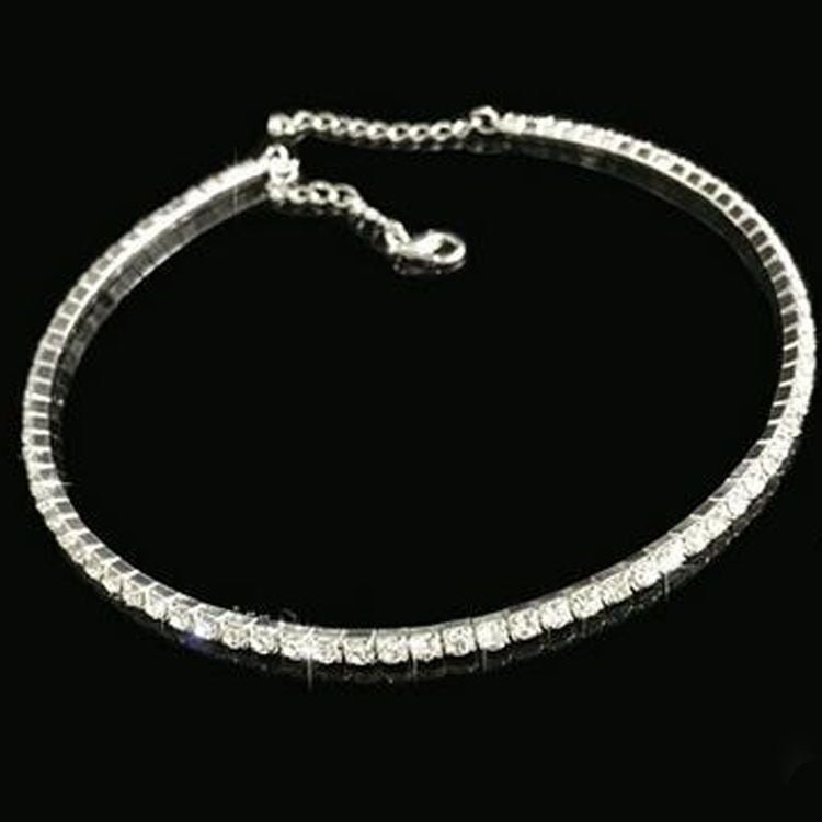 Extravagant Multilayer Bridal Necklace 1 row drill 
