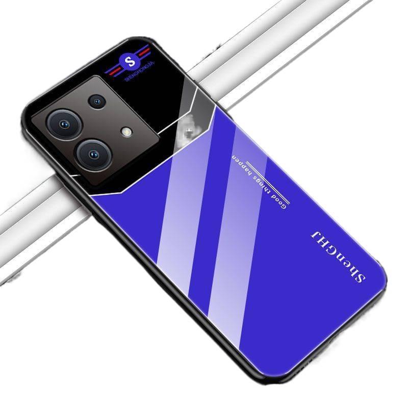 Glass Protective Case for Redmi Note 13 Pro with Shockproof and Drop Protection plus Shockproof plus Full Coverage plus Scratch Resistant in Dark Green - Image 4