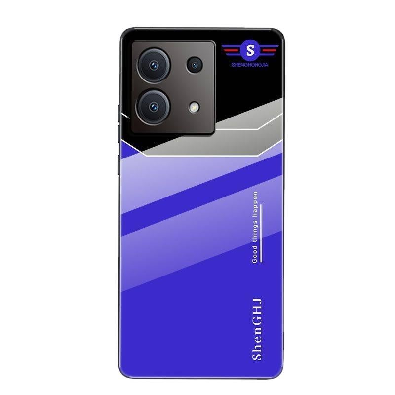Glass Protective Case for Redmi Note 13 Pro with Shockproof and Drop Protection plus Shockproof plus Full Coverage plus Scratch Resistant in Dark Green - Image 5