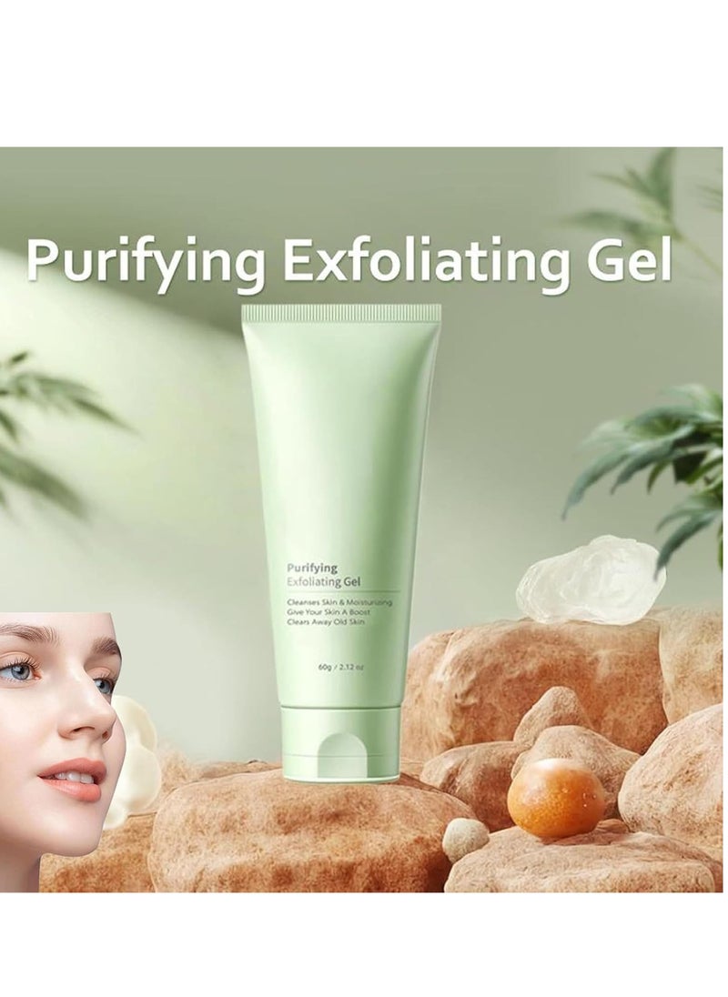 Generic - Purifying Exfoliating Gel, Deep Cleansing Scrub for Face & Body, Clear Pores, Gentle Formula, Ideal for Sensitive Skin (2.12 Oz) - Image 1