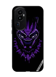 Protective Case Cover For Oppo Reno 10 Pro Plus Black Panther Design Multicolour