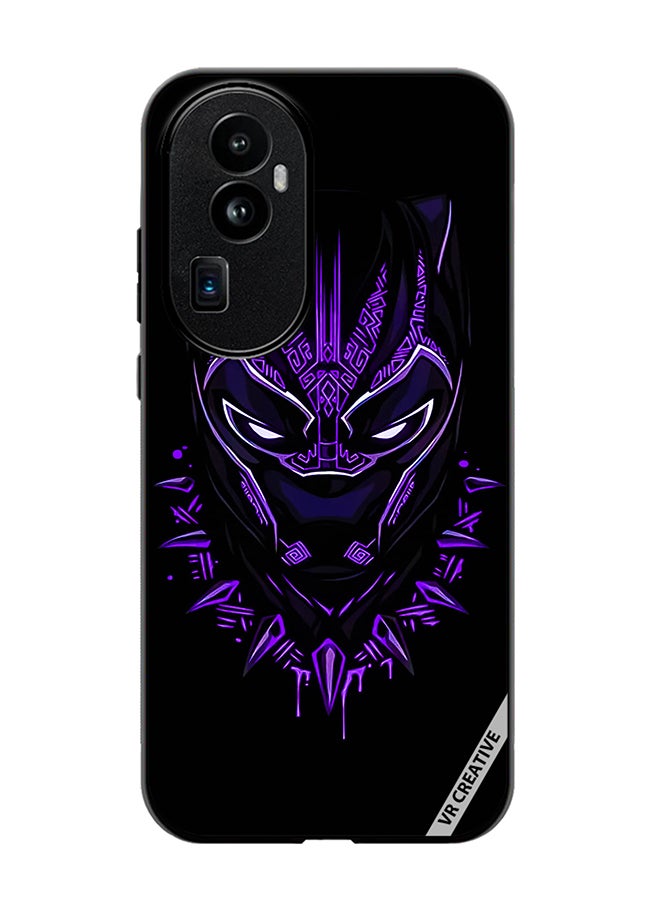 VR CREATIVE - Protective Case Cover For Oppo Reno 10 Pro Plus Black Panther Design Multicolour - Image 1
