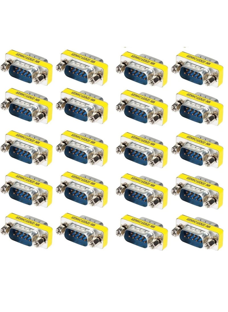 DB9 Serial Cable Gender Changer Coupler Adapter (20 Pack, Male to Male) - pzsku/Z09AA9E99AF9353D67CBFZ/45/_/1671002180/deb5ab2a-9a0d-4dbc-94c6-7fa1448a2b23