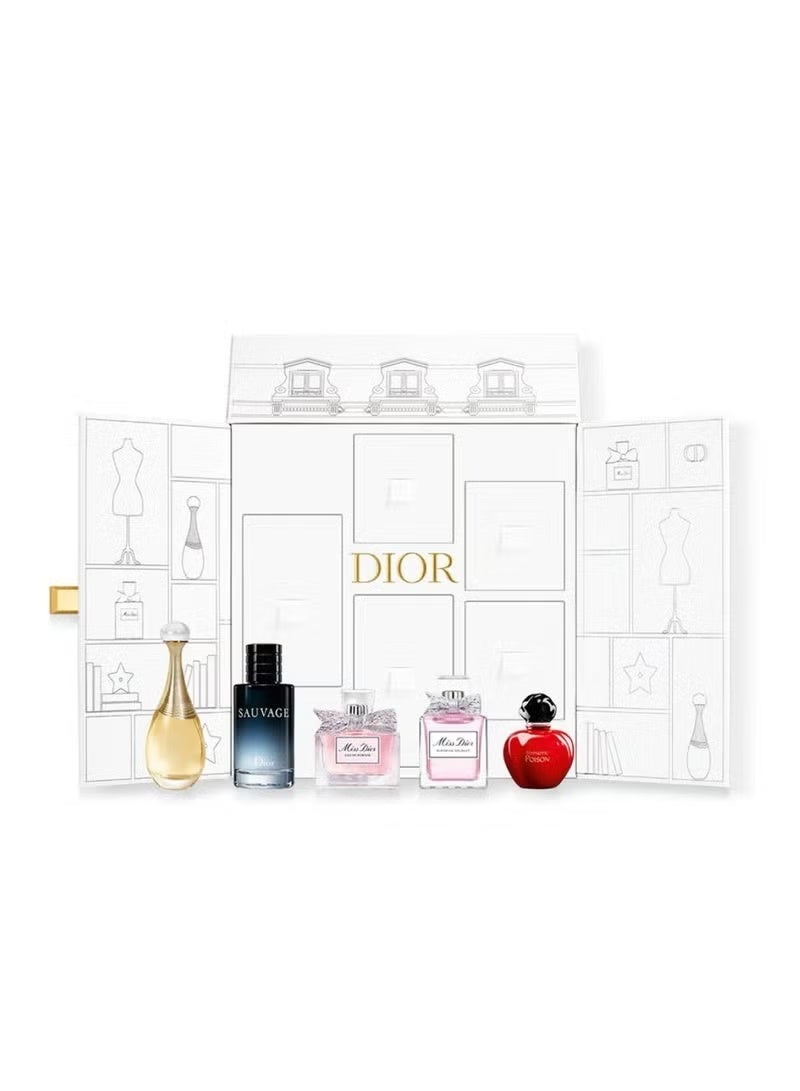 Dioralyte DIOR LE MINI 30 MONTAIGNE (SVG+H/P+MD B/B+JD+MD)(W+M)MINI SET EDT10ml+EDT2x5ml+EDP2x5ml FR 10 and 5ml - Image 1