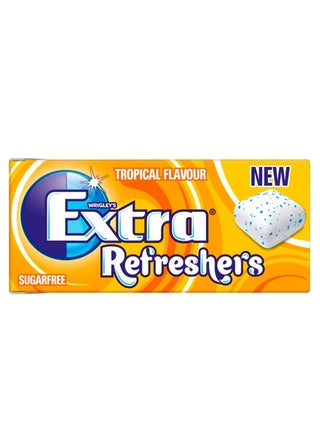 Extra Refreshers Tropical Flavour Sugar Free Chewing Gum