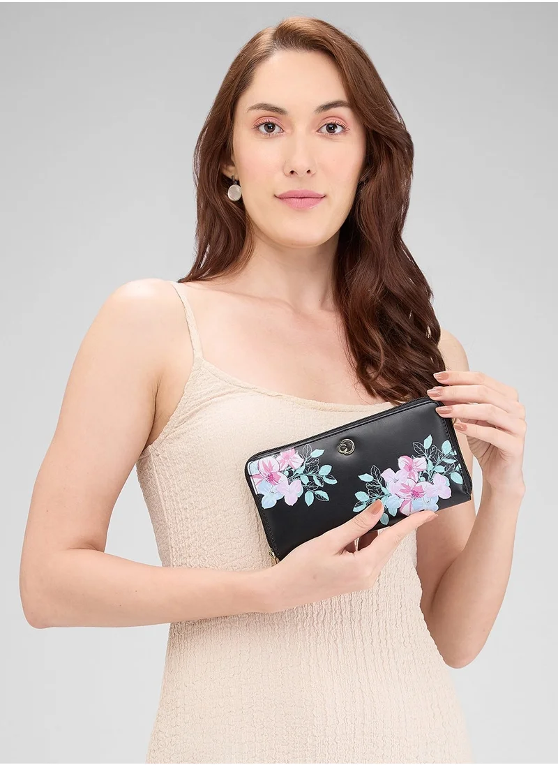 CAPRESE CAPRESE-Shanaya Zip Around Wallet Large Black