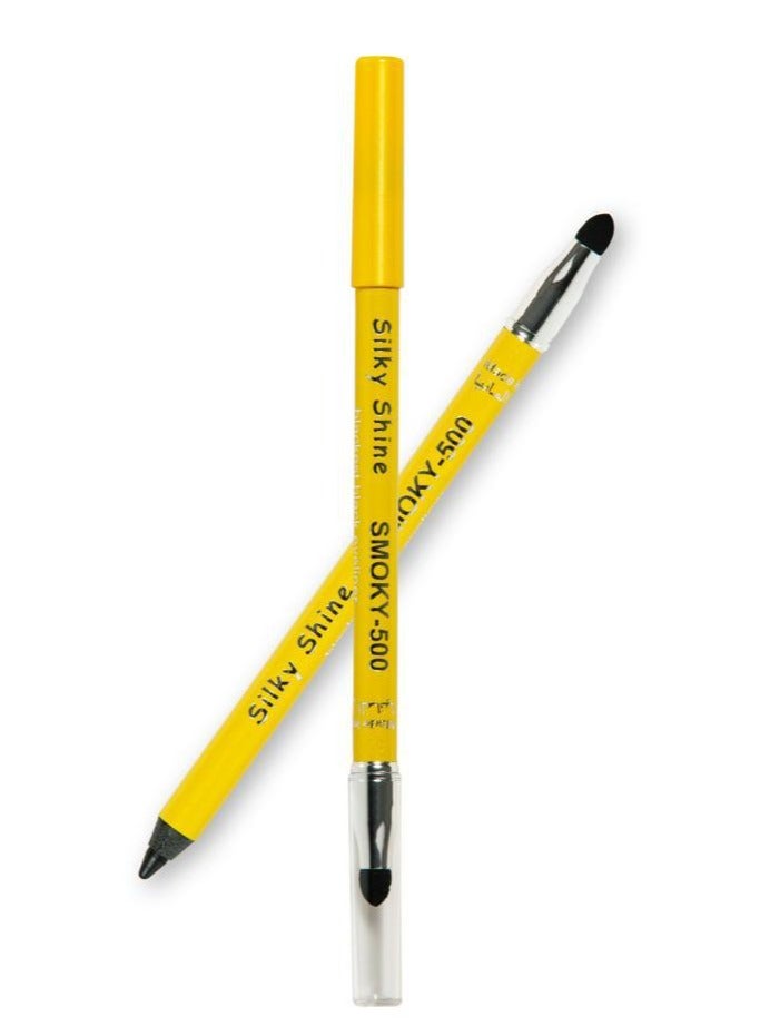 Silky Shine SMOKY-500 blackest black eyeliner waterproof