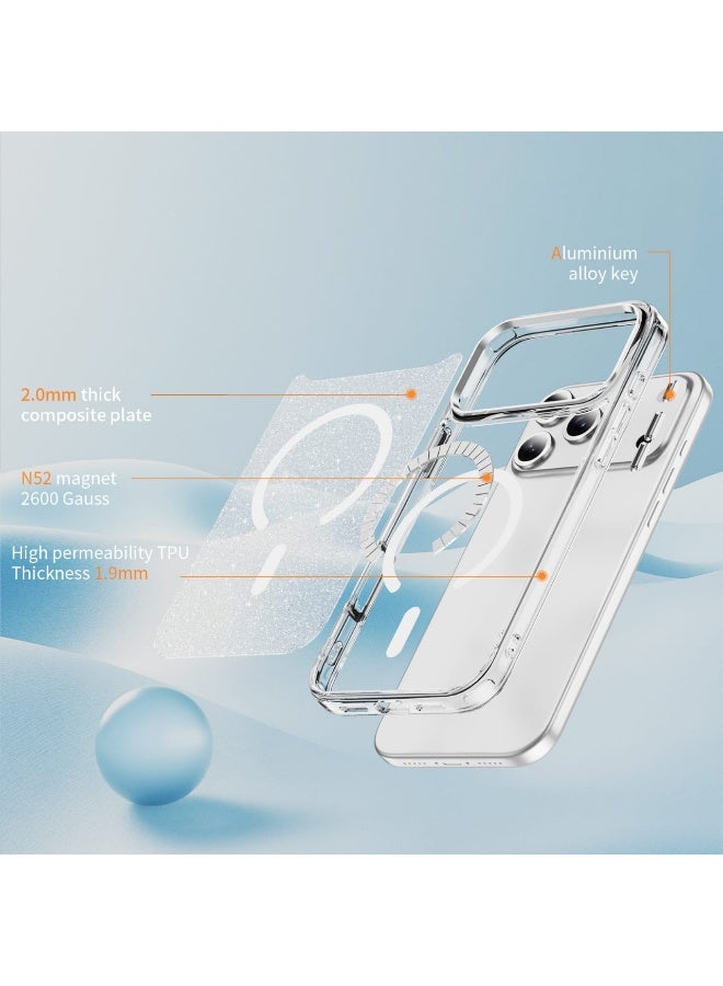 Crystal Magnetic Ring Case Compatible with iPhone 16 Pro Max - Image 4
