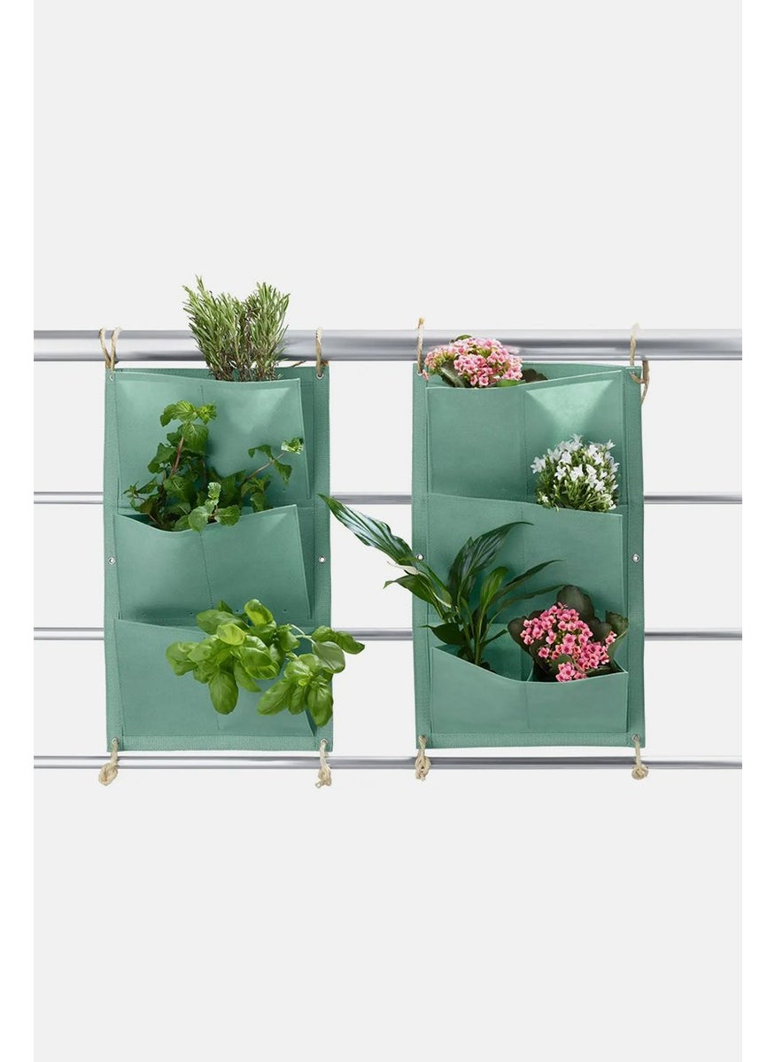 Tchibo - Vertical Plant Pouches, Green - Image 1
