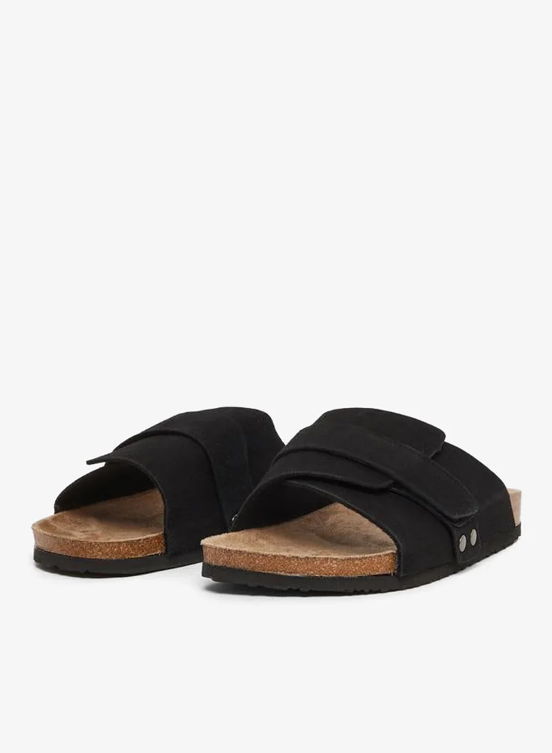 ستايلي صنادل ستيلي بنعل مسطح بحزام عريض