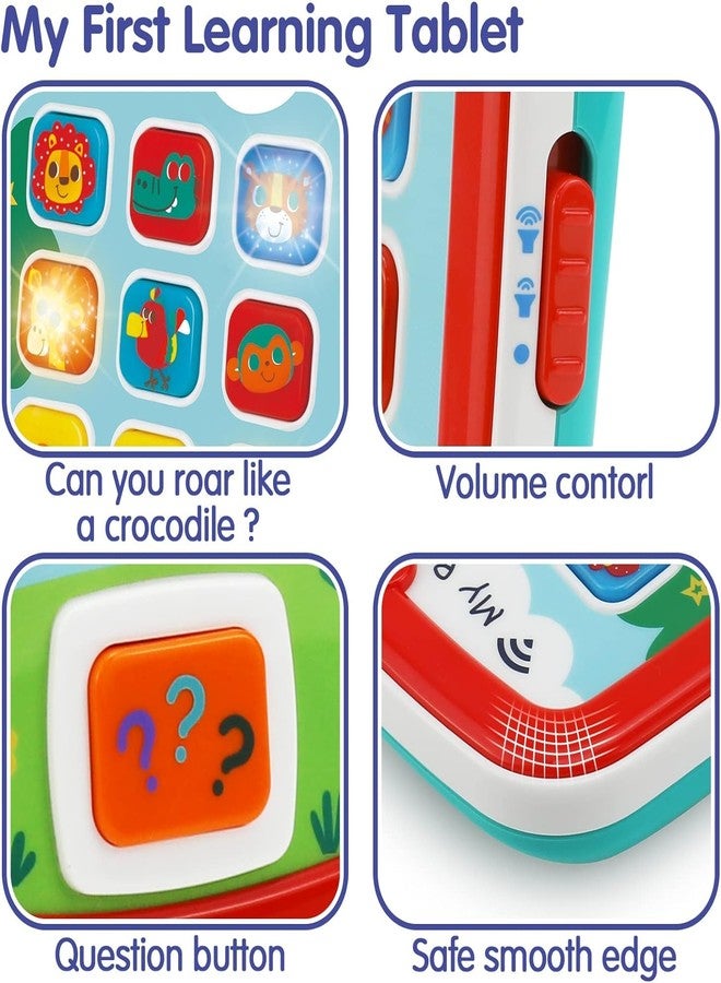 Kiditos Baby Tablet with Music, Light Educational Interactive Tablet Toy to Learn Numbers, Alphabet, Animals, QA, Melodies Learning Toys for Toddlers Kids Boys Girls, Baby Tab for 6M, 12M, 18M+ - Image 4