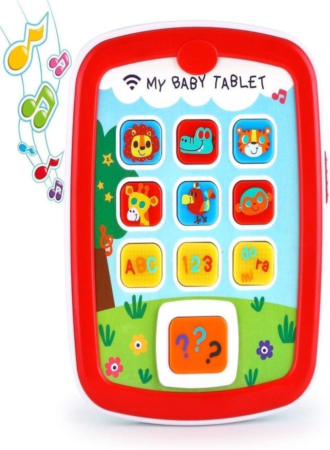 Kiditos Baby Tablet with Music, Light Educational Interactive Tablet Toy to Learn Numbers, Alphabet, Animals, QA, Melodies Learning Toys for Toddlers Kids Boys Girls, Baby Tab for 6M, 12M, 18M+ - Image 1