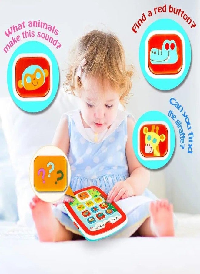 Kiditos Baby Tablet with Music, Light Educational Interactive Tablet Toy to Learn Numbers, Alphabet, Animals, QA, Melodies Learning Toys for Toddlers Kids Boys Girls, Baby Tab for 6M, 12M, 18M+ - Image 5
