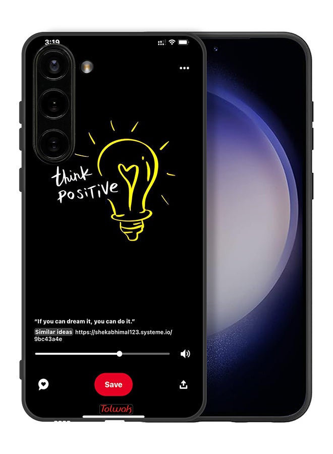 Tolwak Samsung Galaxy S23 Plus 5G Protective Case Cover Think Positive - Image 2