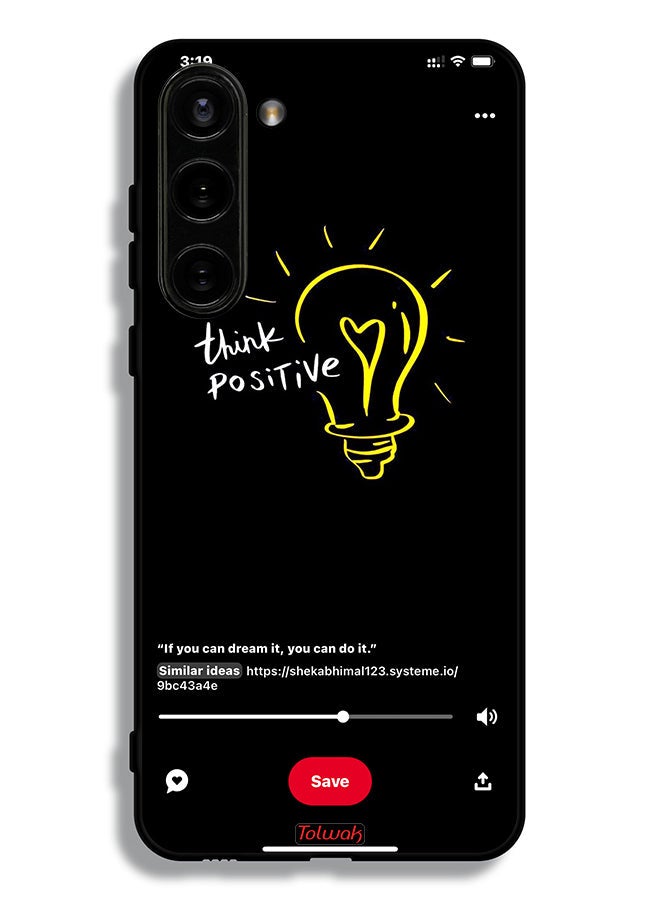 Tolwak Samsung Galaxy S23 Plus 5G Protective Case Cover Think Positive - Image 3