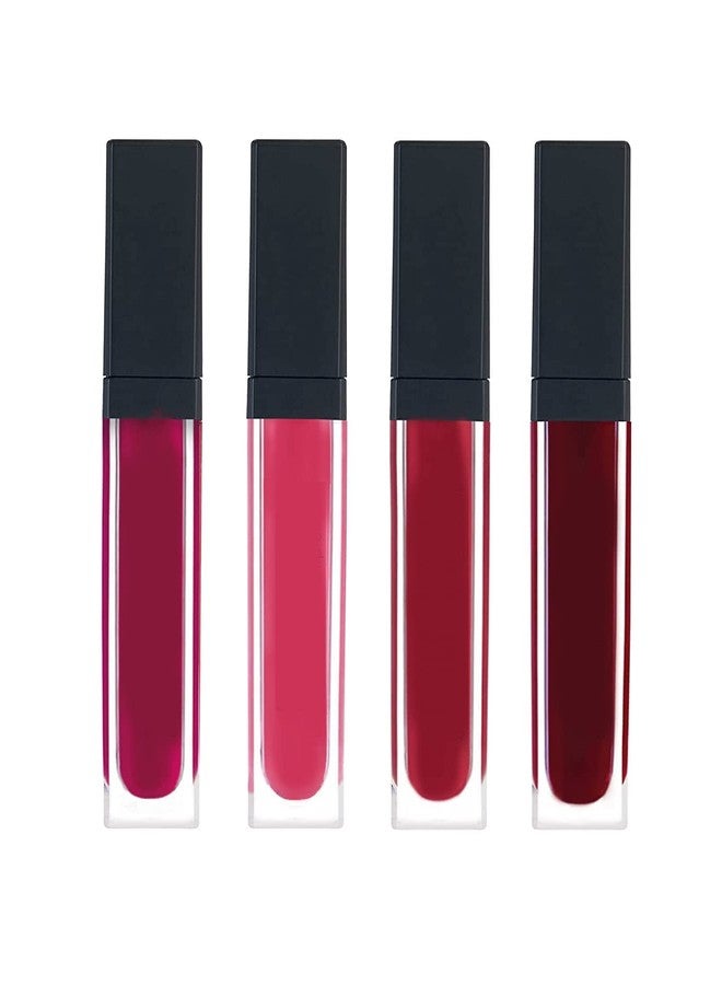 JAAYANSHA Liquid Matte Minis Lipstick Red Edition, 6-ml - (Pack of 4) - Image 3