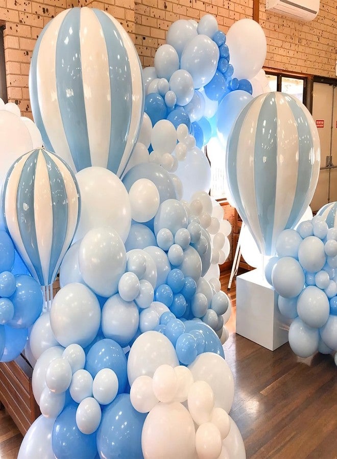 PartyWoo Pastel Blue Balloons, 50 pcs 12 Inch Pale Blue Balloons, Blue Balloons for Balloon Garland Balloon Arch as Birthday Party Decorations, Wedding Decorations, Baby Shower Decorations, Blue-Q13 - Image 5