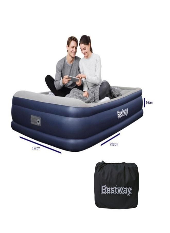 Bestway مضخة تيار متردد مدمجة من بيست واي تريتك كوين 2.03MX 1.52MX 46 سم 26-67630  - Image 1