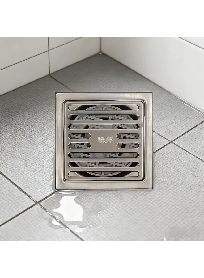 1 Thickened Stainless Steel Drain Cover Odor Resistant Quick Mesh Drain - Image 1