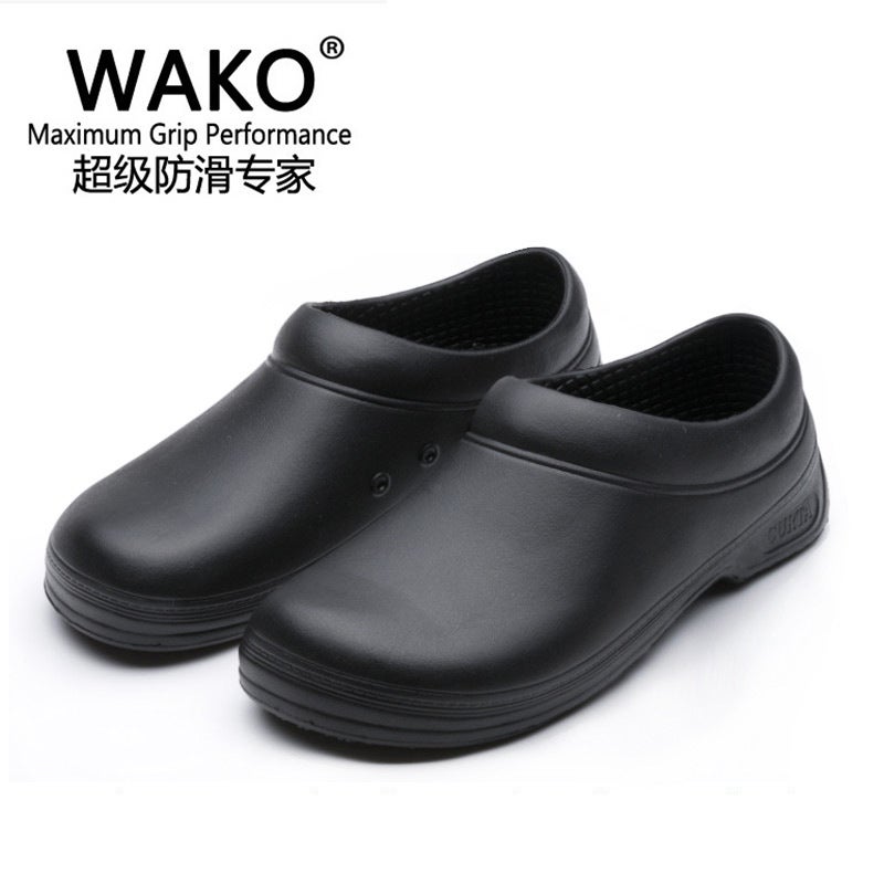 أحذية شيف WAKO أحذية مطبخ غير قابلة للانزلاق أحذية عمل مقاومة للزيت مقاومة للماء مقاومة للاهتراء أحذية مطبخ خلفية أحذية مطاطية خاصة من EVA - Image 1