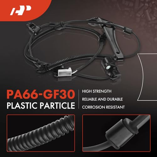 A-Premium ABS Wheel Speed Sensor Compatible with Lexus & Toyota Models - LX470 1998-2007, Land Cruiser 1998-2007, V8 4.7L, Sport Utility - Rear Right Passenger Side, Replace# 89545-60030 - Image 4