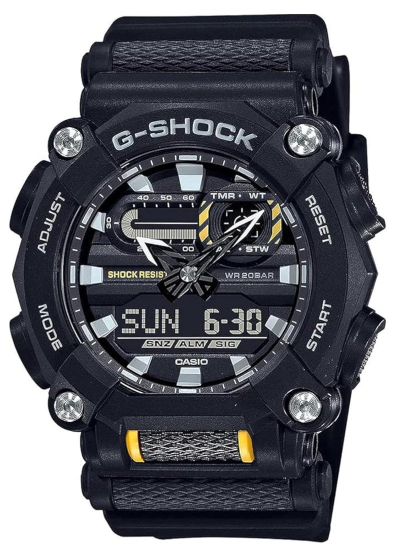 CASIO - Casio Men's Watch G-Shock Digital Analog Black Dial Resin - Image 1
