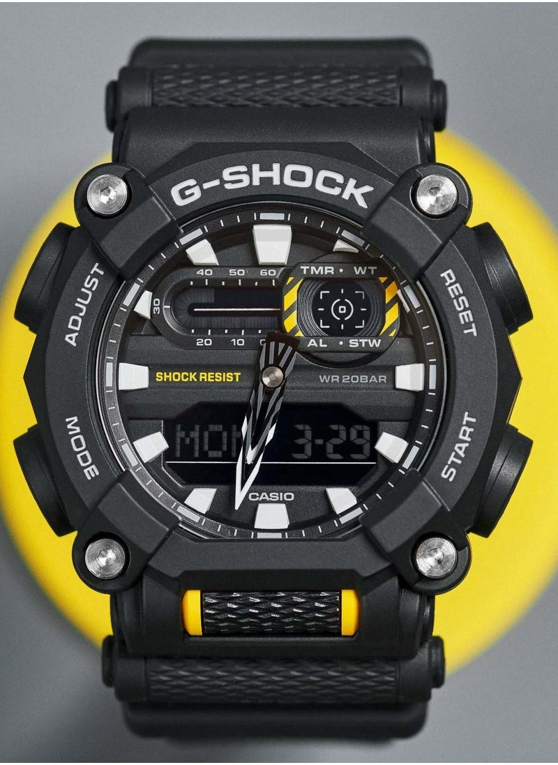 CASIO Casio Men's Watch G-Shock Digital Analog Black Dial Resin GA-900-1A  - Image 1
